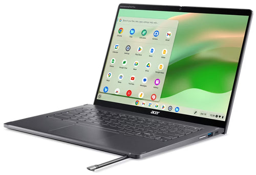Acer Chromebook Enterprise Spin 714 CP714-2WN-3338 Intel® Core™ i3 i3-1315U 35.6 cm (14") Touchscreen Full HD 8 GB LPDDR4x-SDRAM 128 GB SSD Wi-Fi 6E (802.11ax) ChromeOS Grey