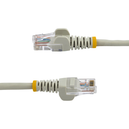 StarTech.com Cat5e patch cable with snagless RJ45 connectors – 10 ft, gray
