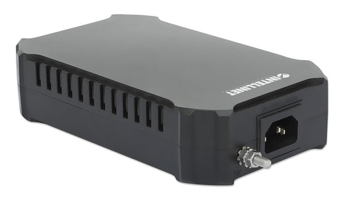 Intellinet 10G PoE++ Injector One 95 W Port, IEEE 802.3bt (4PPoE) Compliant, Metal Housing, Wall-mount Option