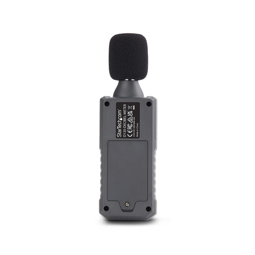 StarTech.com Handheld Digital Sound Meter w/Large LCD, Noise/Decibel Level Reader for Server Room/Office, Audio Monitor, 30-130dBA Range, Accurate Min/Max Readings