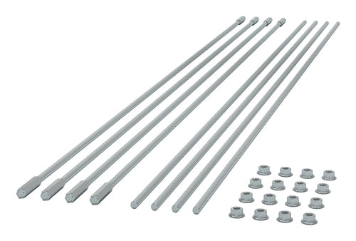 APC NetShelter Aisle Containment, Supporting Rods, 1500 mm, Set of 8, Zinc