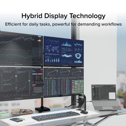 Plugable Technologies UD-3900C4 laptop dock/port replicator Wired USB 3.2 Gen 2 (3.1 Gen 2) Type-C Black