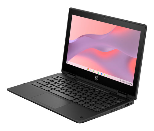 HP Fortis Flip G1m MediaTek 520 Hybrid (2-in-1) 29.5 cm (11.6") Touchscreen HD 8 GB LPDDR4x-SDRAM 32 GB eMMC Wi-Fi 6 (802.11ax) ChromeOS Black