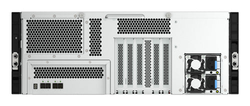 QNAP TL-R2400PES-RP storage drive enclosure HDD/SSD enclosure Black, Grey 2.5/3.5"