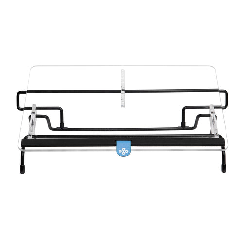 R-Go Tools Document holder R-Go Flex Read, ergonomic, with soft foam wrist rest, transparent acrylic