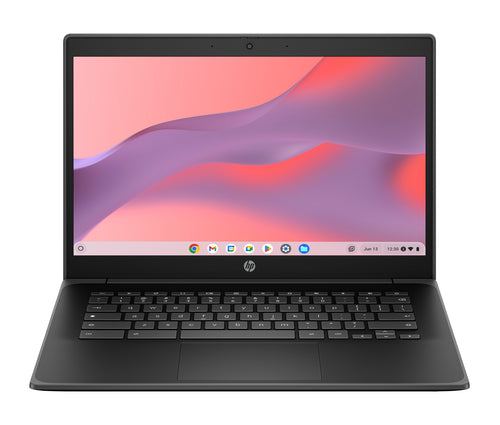 HP Fortis G1i 14 Chromebook Intel® N N150 35.6 cm (14") Touchscreen Full HD 8 GB LPDDR5x-SDRAM 64 GB eMMC Wi-Fi 6E (802.11ax) ChromeOS Black