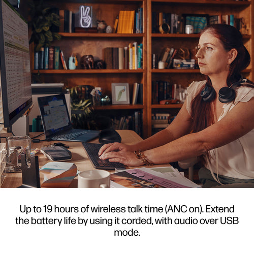 HP Poly Voyager Focus 2-M USB-C-C Headset USB-C/A Adapter Charging Stand Customer Special 1