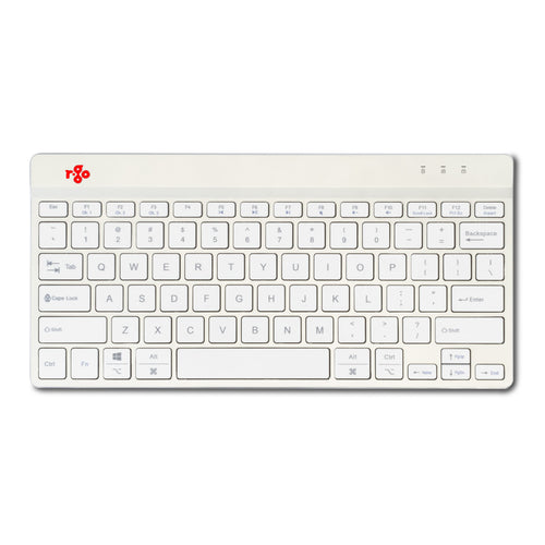 R-Go Tools Ergonomic keyboard R-Go Compact Break, compact keyboard with break software, QWERTY (US), Bluetooth, white