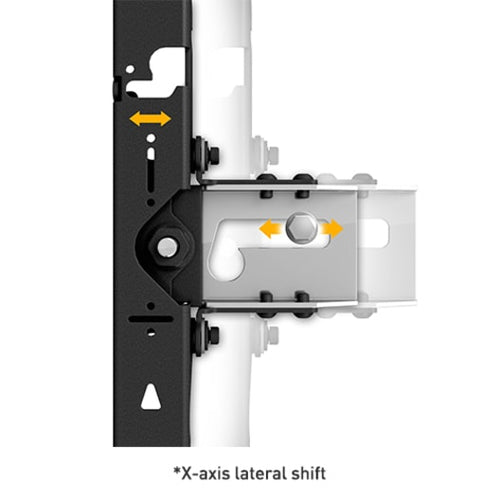 Chief TiLEDTM Right dvLED Wall Mount for LG LSCB Series Ultra Slim, 3 Displays Tall