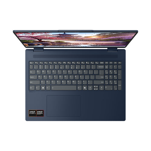Lenovo IdeaPad 5 2-in-1 16AKP10 Copilot+ PC AMD Ryzen™ AI 7 350 Hybrid (2-in-1) 40.6 cm (16") Touchscreen WUXGA 16 GB LPDDR5x-SDRAM 1 TB SSD Wi-Fi 7 (802.11be) Windows 11 Home English Blue