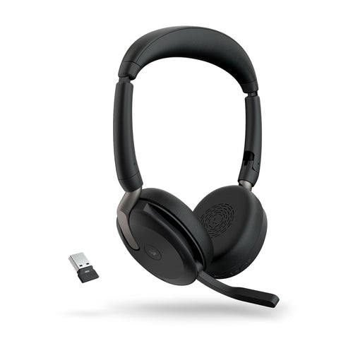 Jabra Evolve2 65 Flex - Link380a MS Stereo (Wireless Charging), NA