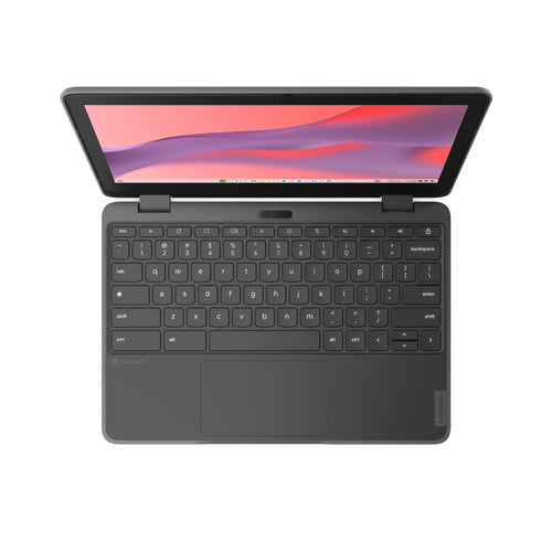 Lenovo 300e Yoga Chromebook Gen 4 MediaTek Kompanio 520 29.5 cm (11.6") Touchscreen HD 4 GB LPDDR4x-SDRAM 32 GB eMMC Wi-Fi 6 (802.11ax) ChromeOS English Grey