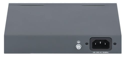 Intellinet PoE-Powered 6-Port Lite Smart Managed PoE+ Switch with 4 GbE Ports / 2 GbE Uplinks and PoE Passthrough
