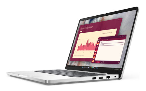 DELL Pro 14 PC14250 Intel Core Ultra 5 235U Laptop 35.6 cm (14") Full HD+ 16 GB DDR5-SDRAM 512 GB SSD Wi-Fi 6E (802.11ax) Windows 11 Pro US English Silver
