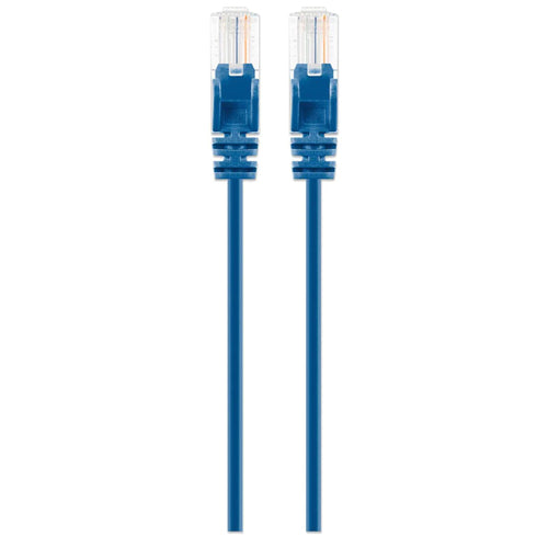 Intellinet IEC-C6-BL-1-SLIM networking cable Black 0.3 m Cat6a U/UTP (UTP)
