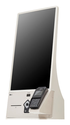 LG 27KC3PK-C Signage Display Kiosk design 68.6 cm (27") 300 cd/m² Full HD Beige Touchscreen Built-in processor Windows 10 IoT Enterprise 16/7