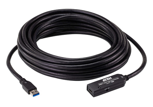 ATEN UE331C USB cable USB 3.2 Gen 1 (3.1 Gen 1) 10 m USB A 5 Gbit/s Black