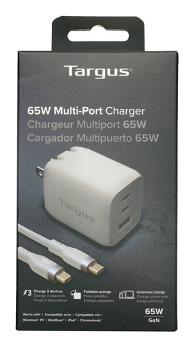 Targus 65W Multi-Port GaN Wall Charger