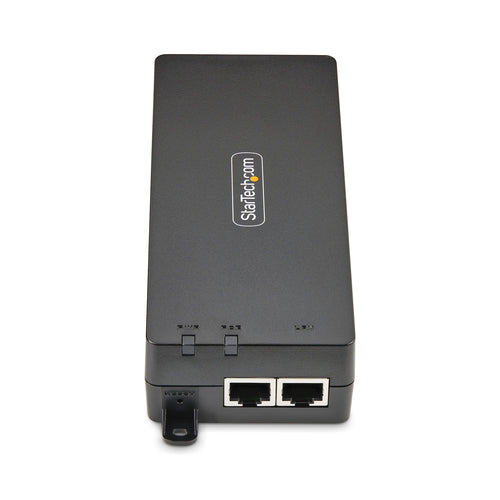 StarTech.com 1-Port 10Gbps PoE++ Injector, 90W, 2.5/5/10G Ethernet/10/100/1000M, PoE++ (802.3af/at/bt), Wall Mountable, Unmanaged Inline Power Over Ethernet