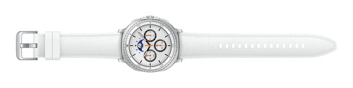 Samsung Galaxy Watch8 Classic 3.3 cm (1.3") AMOLED 46 mm Digital 438 x 438 pixels Touchscreen Silver Wi-Fi GPS (satellite)