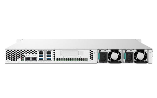 QNAP TS-432PXU-RP NAS Rack (1U) Annapurna Labs AL324 2 GB DDR4 0 TB QNAP Turbo System Aluminium, Black