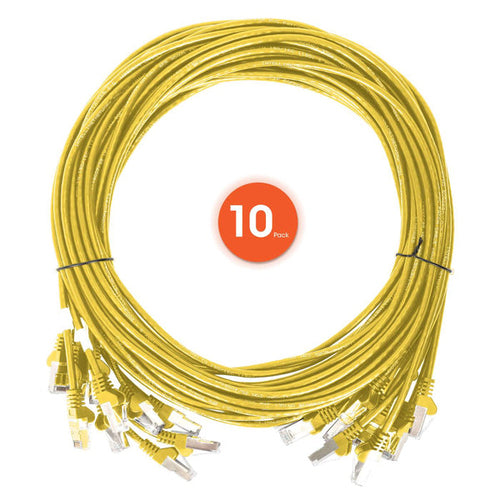 Intellinet 744799 networking cable Yellow 5 m Cat6 U/UTP (UTP)