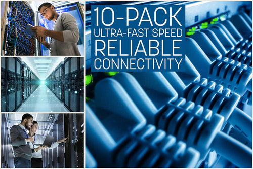 Intellinet 744324 networking cable Blue 0.15 m Cat6 U/UTP (UTP)