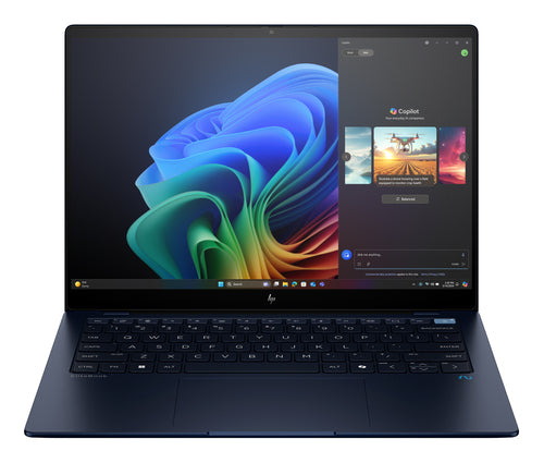 HP EliteBook Ultra G1q8 AI Copilot+ PC Snapdragon X1P-42-100 Laptop 35.6 cm (14") 2.2K 16 GB LPDDR5x-SDRAM 1 TB SSD Wi-Fi 7 (802.11be) Windows 11 Pro Blue