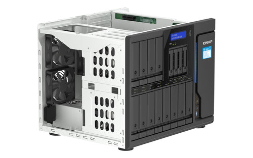 QNAP TS-1655 NAS Tower Intel Atom® C5125 8 GB DDR4 0 TB QNAP Turbo System Black