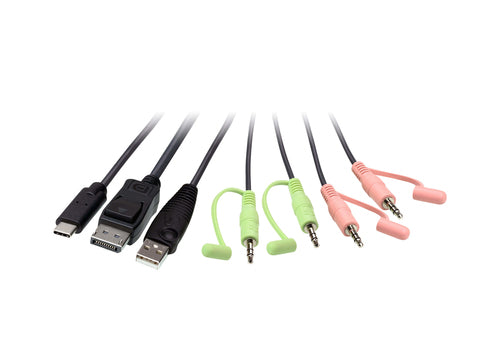 ATEN CS52DP KVM switch Black