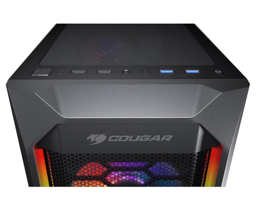 COUGAR CGR-5VM6B-MESH-G-RGB Midi Tower Black
