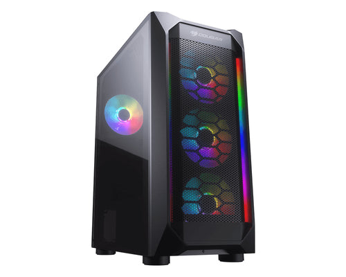COUGAR CGR-5VM6B-MESH-G-RGB Midi Tower Black