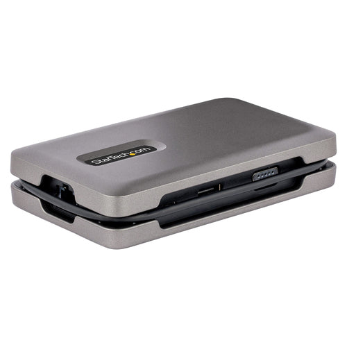 StarTech.com USB-C Dual Monitor Multiport Adapter up to 4K 60Hz USB-C DP Alt Mode Video Output & HDMI 2.0, or 1080p VGA, 100W PD Pass-Through, USB Type C Mini Dock, USB-C Docking Station, MST Hub
