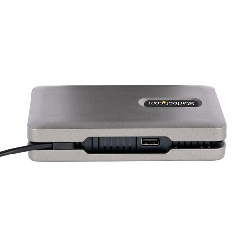 StarTech.com USB-C Dual Monitor Multiport Adapter up to 4K 60Hz USB-C DP Alt Mode Video Output & HDMI 2.0, or 1080p VGA, 100W PD Pass-Through, USB Type C Mini Dock, USB-C Docking Station, MST Hub