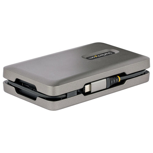 StarTech.com USB-C Dual Monitor Multiport Adapter up to 4K 60Hz USB-C DP Alt Mode Video Output & HDMI 2.0, or 1080p VGA, 100W PD Pass-Through, USB Type C Mini Dock, USB-C Docking Station, MST Hub
