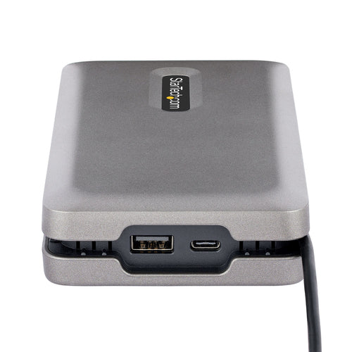 StarTech.com USB-C Dual Monitor Multiport Adapter up to 4K 60Hz USB-C DP Alt Mode Video Output & HDMI 2.0, or 1080p VGA, 100W PD Pass-Through, USB Type C Mini Dock, USB-C Docking Station, MST Hub