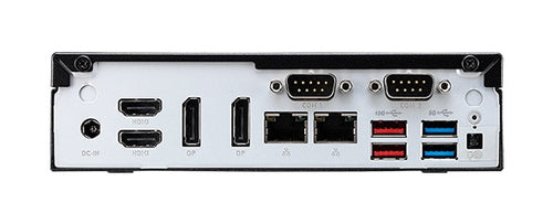 Shuttle Slim PC DH670 , S1700, 2x HDMI, 2x DP , 2x LAN, 2x COM, 8x USB, 1x 2.5", 2x M.2, 24/7 permanent operation, incl. VESA