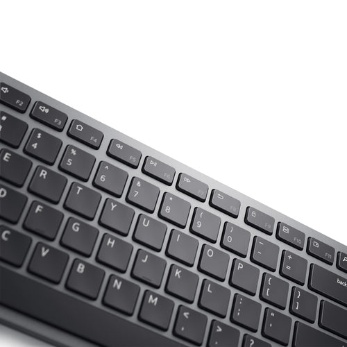 DELL KB700 keyboard Office RF Wireless + Bluetooth English Grey