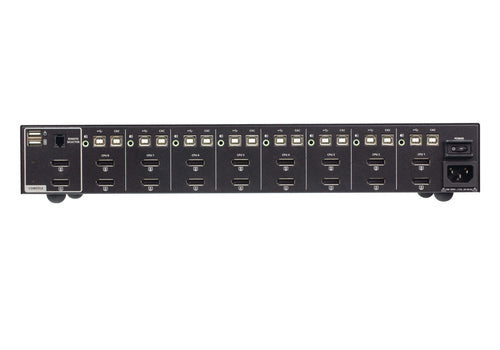 ATEN 8-Port USB DisplayPort Dual Display Secure KVM Switch with CAC (PSD PP v4.0 Compliant)