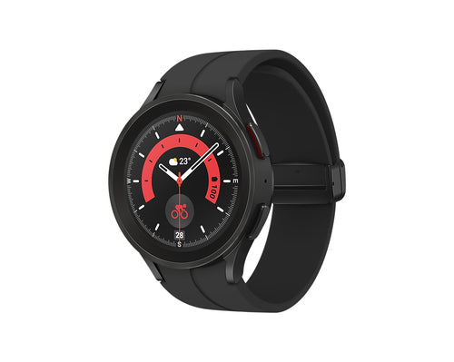 Samsung Galaxy Watch5 Pro SM-R920N 3.56 cm (1.4") OLED 45 mm Digital 450 x 450 pixels Touchscreen Black Wi-Fi GPS (satellite)