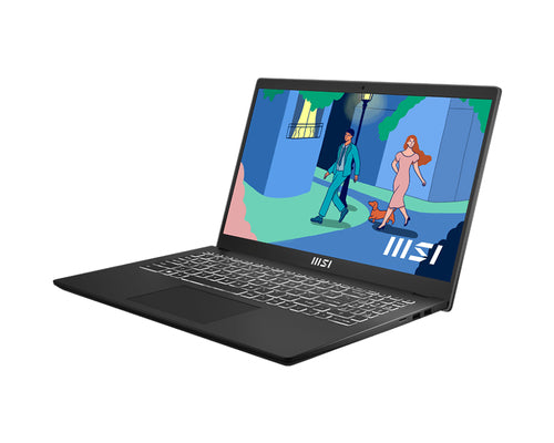 MSI Modern 15 B13M1097US Intel® Core™ i5 i5-1334U Laptop 39.6 cm (15.6") Full HD 16 GB DDR4-SDRAM 512 GB SSD Wi-Fi 6E (802.11ax) Windows 11 Home Black