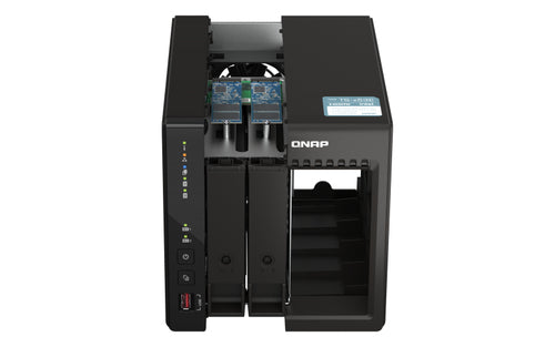 QNAP TS-253E NAS Tower Intel® Celeron® J6412 8 GB 0 TB QNAP Turbo System Black