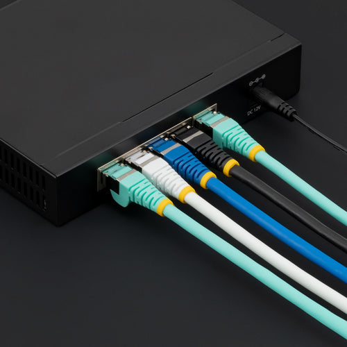 StarTech.com 35ft CAT6a Ethernet Cable - Blue - Low Smoke Zero Halogen (LSZH) - 10GbE 500MHz 100W PoE++ Snagless RJ-45 w/Strain Reliefs S/FTP Network Patch Cord