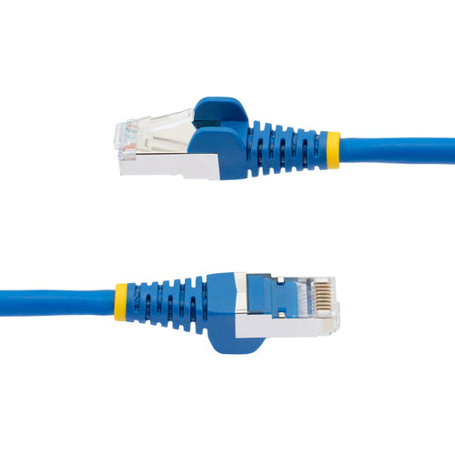 StarTech.com 6ft CAT6a Ethernet Cable - Blue - Low Smoke Zero Halogen (LSZH) - 10GbE 500MHz 100W PoE++ Snagless RJ-45 w/Strain Reliefs S/FTP Network Patch Cord