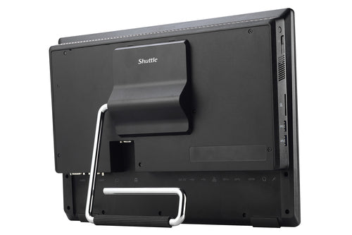 Shuttle All-In-One Barebone P52U, 15.6" Multi-Touch-Screen, Celeron 5205U, Wifi, IP54, fanless, 24/7 permanent operation