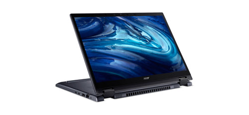 Acer TravelMate TMP414RN-52-58HG Intel® Core™ i5 i5-1240P Hybrid (2-in-1) 35.6 cm (14") Touchscreen WUXGA 16 GB DDR4-SDRAM 512 GB SSD Wi-Fi 6E (802.11ax) Windows 10 Pro Blue