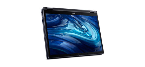 Acer TravelMate TMP414RN-52-58HG Intel® Core™ i5 i5-1240P Hybrid (2-in-1) 35.6 cm (14") Touchscreen WUXGA 16 GB DDR4-SDRAM 512 GB SSD Wi-Fi 6E (802.11ax) Windows 10 Pro Blue