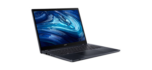 Acer TravelMate TMP414RN-52-58HG Intel® Core™ i5 i5-1240P Hybrid (2-in-1) 35.6 cm (14") Touchscreen WUXGA 16 GB DDR4-SDRAM 512 GB SSD Wi-Fi 6E (802.11ax) Windows 10 Pro Blue