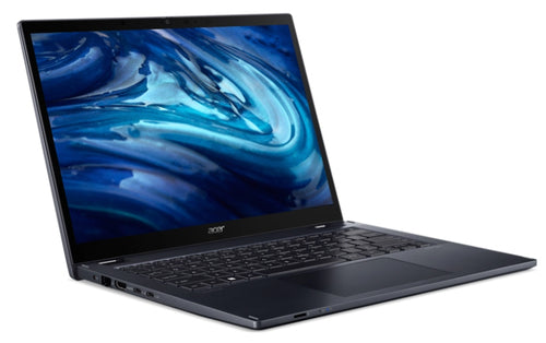 Acer TravelMate TMP414RN-41-R6EK AMD Ryzen™ 5 PRO 6650U Hybrid (2-in-1) 35.6 cm (14") Touchscreen WUXGA 16 GB DDR5-SDRAM 512 GB SSD Wi-Fi 6 (802.11ax) Windows 11 Pro Blue