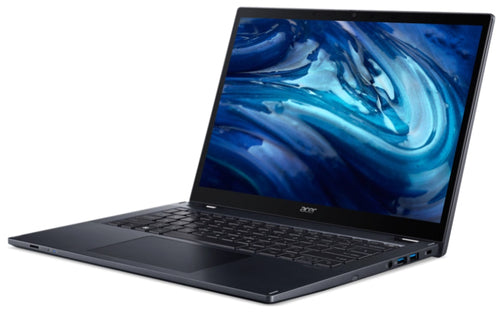 Acer TravelMate TMP414RN-41-R6EK AMD Ryzen™ 5 PRO 6650U Hybrid (2-in-1) 35.6 cm (14") Touchscreen WUXGA 16 GB DDR5-SDRAM 512 GB SSD Wi-Fi 6 (802.11ax) Windows 11 Pro Blue